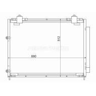 Радиатор кондиционера Acura MDX 00-06 SAT
